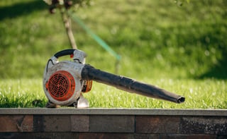 Professional lawn blower